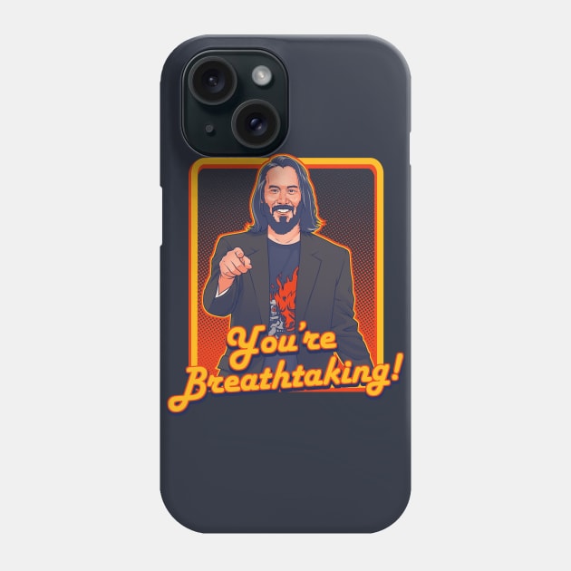 You're Breathtaking! Phone Case by Batang 90s Art
