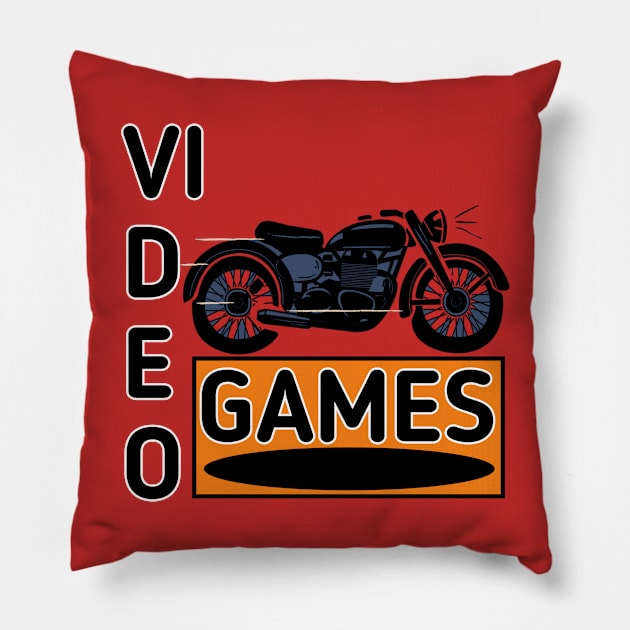 I love my games Pillow by Blue Diamond Store