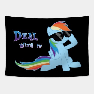 My Little Pony - Rainbow Dash - Deal With It Tapestry