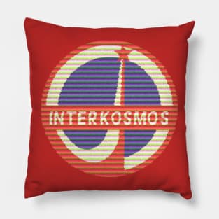 Interkosmos Soviet Space Program Pillow