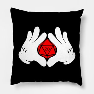 Critical Roll Cartoon Pillow