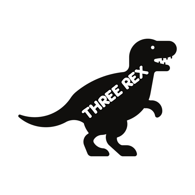 ThreeRex 3rd Birthday shirt by pmeekukkuk