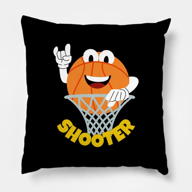 Shooter Basketball Pillow by ricricswert