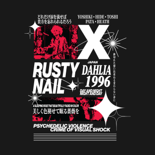 X-Japan Dahlia Rusty Nail T-Shirt