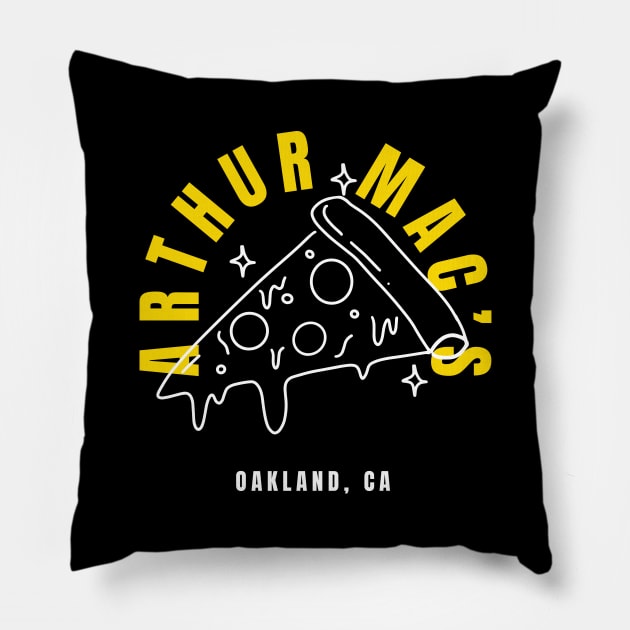 Arthur Mac's Slice of Oakland Pillow by ArthurMacs