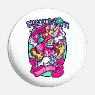 World League Football Pin