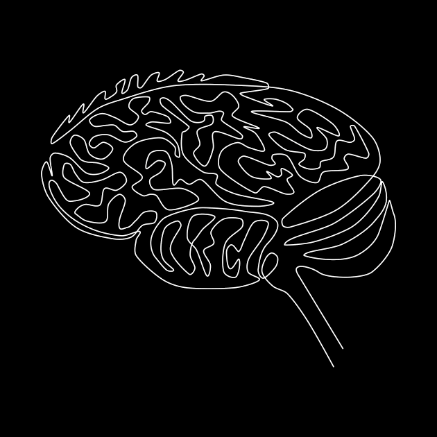 One-line Brain by Sci-Emily