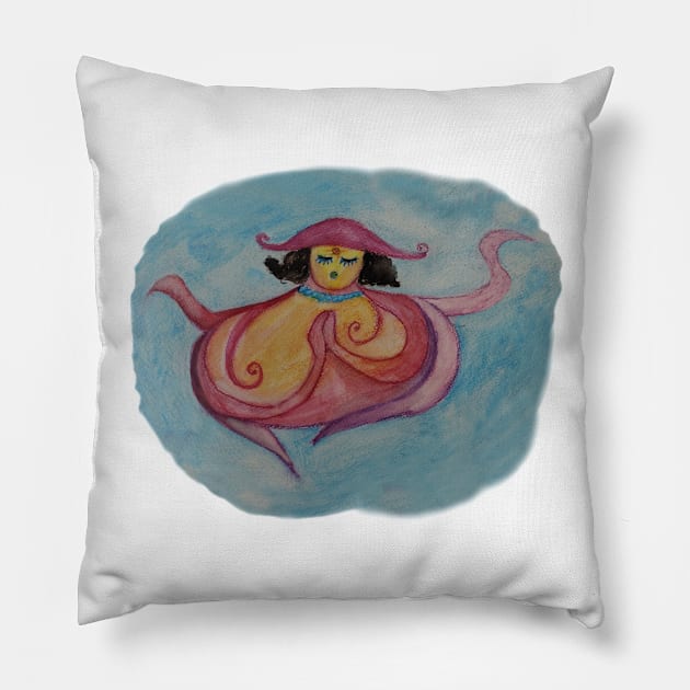 Octopodia Meditate Pillow by Manitarka