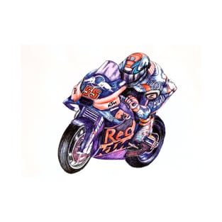 Ballpoint Sketching MotoGP Team No 55 T-Shirt
