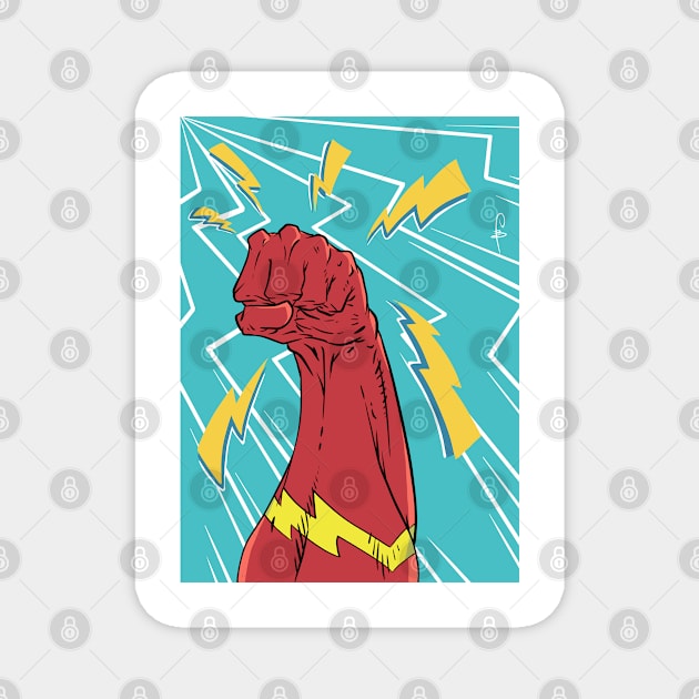 Superhero Magnet by bayooart