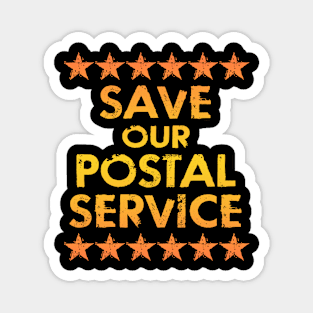 Save our postal service. Voting by mail. Resist, build, rise. Let American people vote. Defend voters rights. Stop, end voter suppression. Election 2020. Voting matters. Mail in ballots Magnet