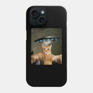 CAT SELFIE UFO Phone Case