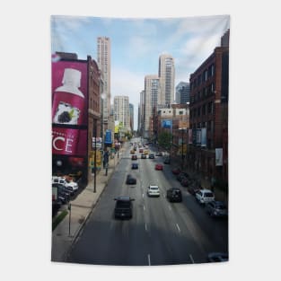 Billboards and Skyscrapers Tapestry