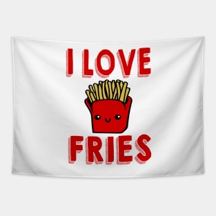 I Love Fries Tapestry