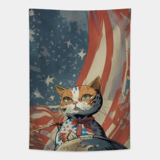 🐈 American cat Tapestry