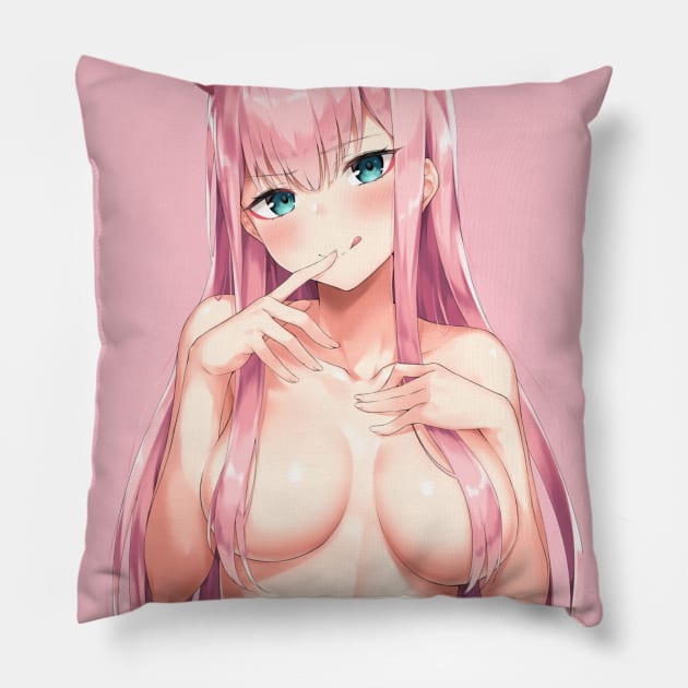 Zero Two Pillow by Venandeu