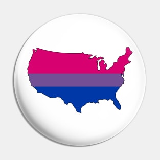 USA Bi-sexual Pride! Pin