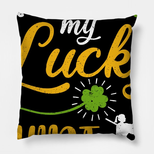 Aikido This is My Lucky Shirt St Patrick's Day Pillow by maximel19722