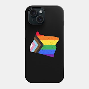 Oregon State Pride: Embrace Progress with the Progress Pride Flag Design Phone Case