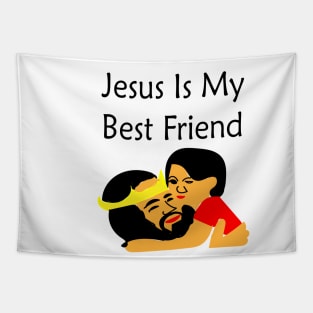 Jesus Is My Best Friend Tapestry