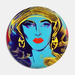 POP ART WOMAN Pin