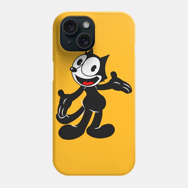 Felix the Cat Retro Phone Case by Nidavellir