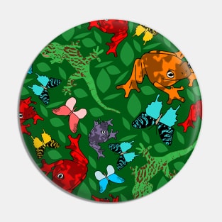 Rainforest pattern Pin