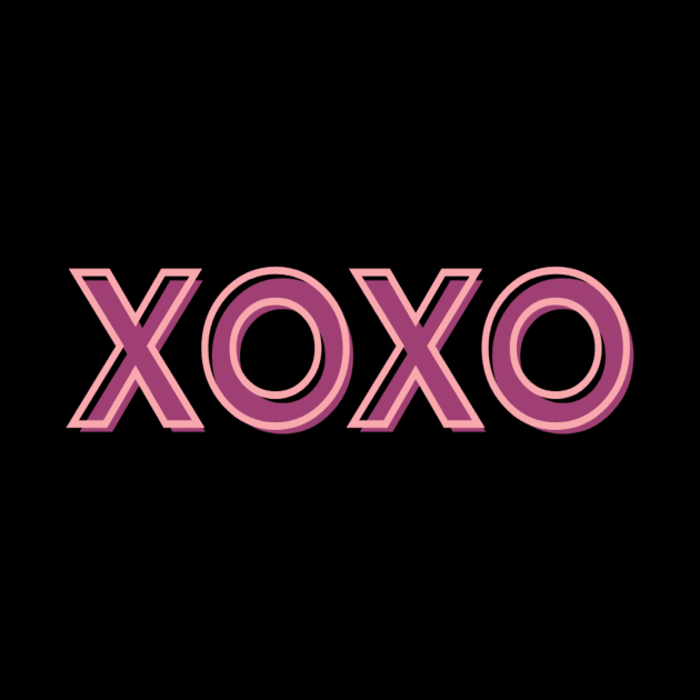 XoXo Pink Pinky Winky Cheerful Inspired Motivated Girly Cute Beautiful Text Style Meme Love Man's & Woman by Salam Hadi