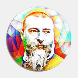 Jean-Baptiste Alphonse Karr Colourful Portrait | Jean-Baptiste Alphonse Karr Artwork 11 Pin