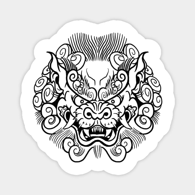 Foo dog Magnet by Borapronobis