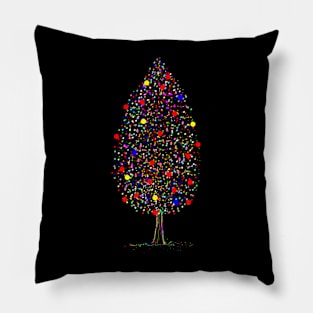 Colorful Tree Pillow