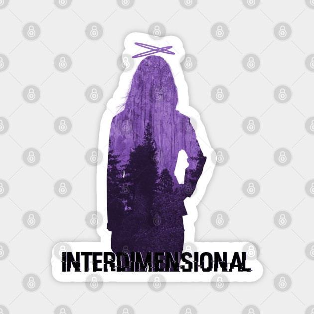 INTERDIMENSIONAL Girl #1 Magnet by EvoFORMA