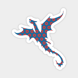 Phish Flying Dragon Donuts Magnet