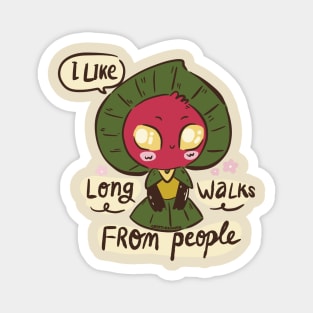 Introvert Flatwoods Monster I Like Long Walks From People Cute Cryptids Magnet