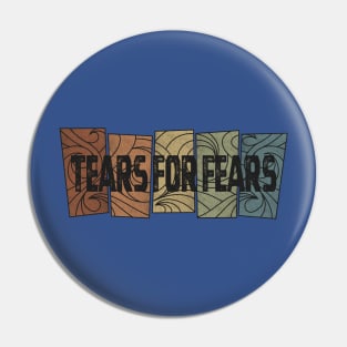 Tears for Fears Retro Pattern Pin