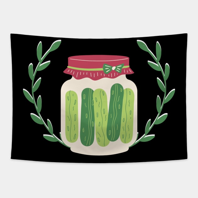 Premium Pickle In Jar Tapestry by NICHE&NICHE