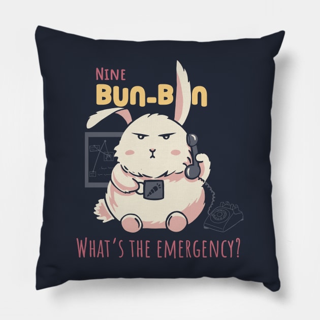 Nine Bun Bun Emergency Bunny Pillow by constantine2454