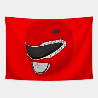 MMPR Red Ranger Inspired Helmet Tapestry