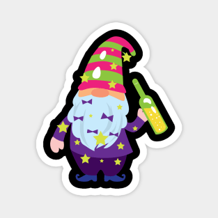 New Year s Gnome Magnet