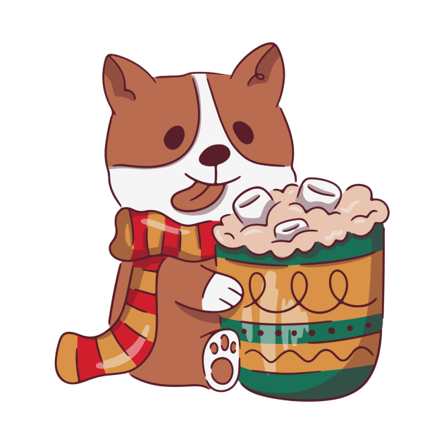 Cute dog Christmas gift by Positively Petal Perfect 