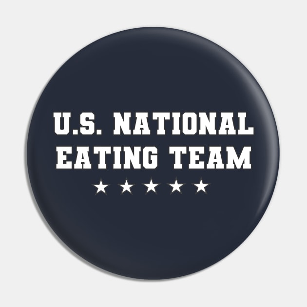 National Eating Team Pin by RabbitFood