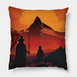 The Way Ahead - Vintage Poster - Fantasy Pillow