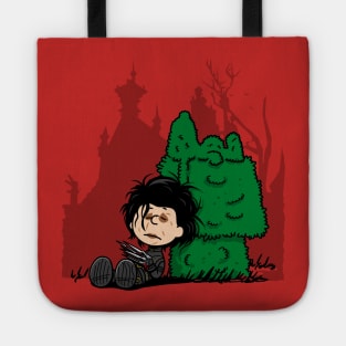 Cute Johnny Depp 80's Gothic Movie Cartoon Mashup Tote