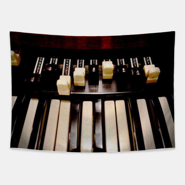 Hammond B3 Organ Tapestry by Douglas E. Welch Design and Photography