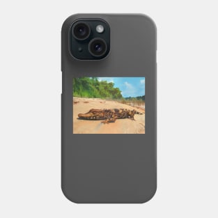 Stay Sunny Like the Caiman Phone Case