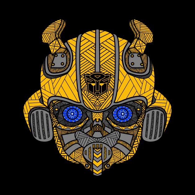 Bumblebee Ornate by polkamdesign