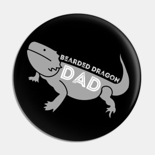 Bearded Dragon Dad Father's Day Man Dragon Lizard Papa Pa Pin