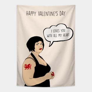 NESS VALENTINES 1 Tapestry