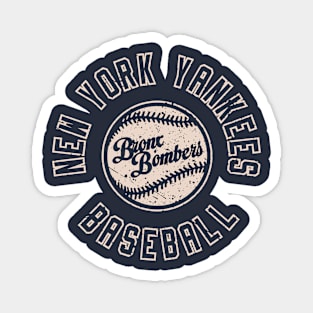 Vintage New York Yankees Baseball Magnet