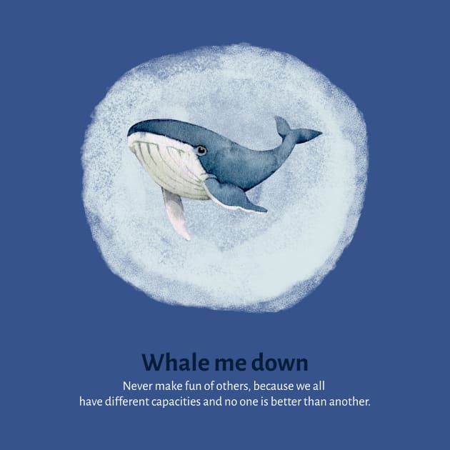 Watercolor Whale - Whale me down by WizardingWorld